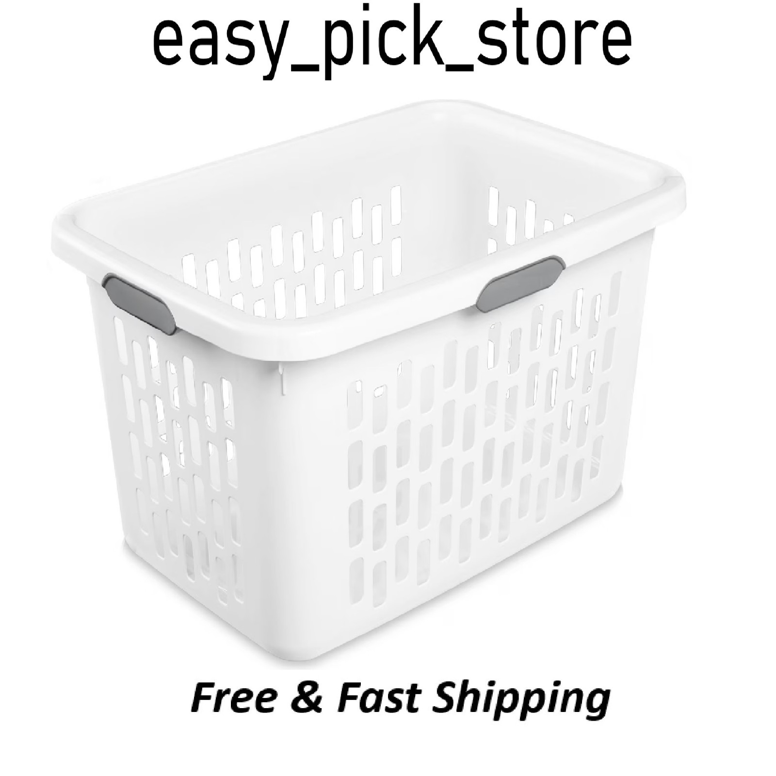 Sterilite 2 Bushel Plastic Laundry Basket White - Laundry Basket