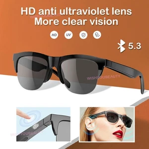 Lunettes de soleil sans fil Bluetooth Smart Glasses Musique Casque avec haut-parleurs micro