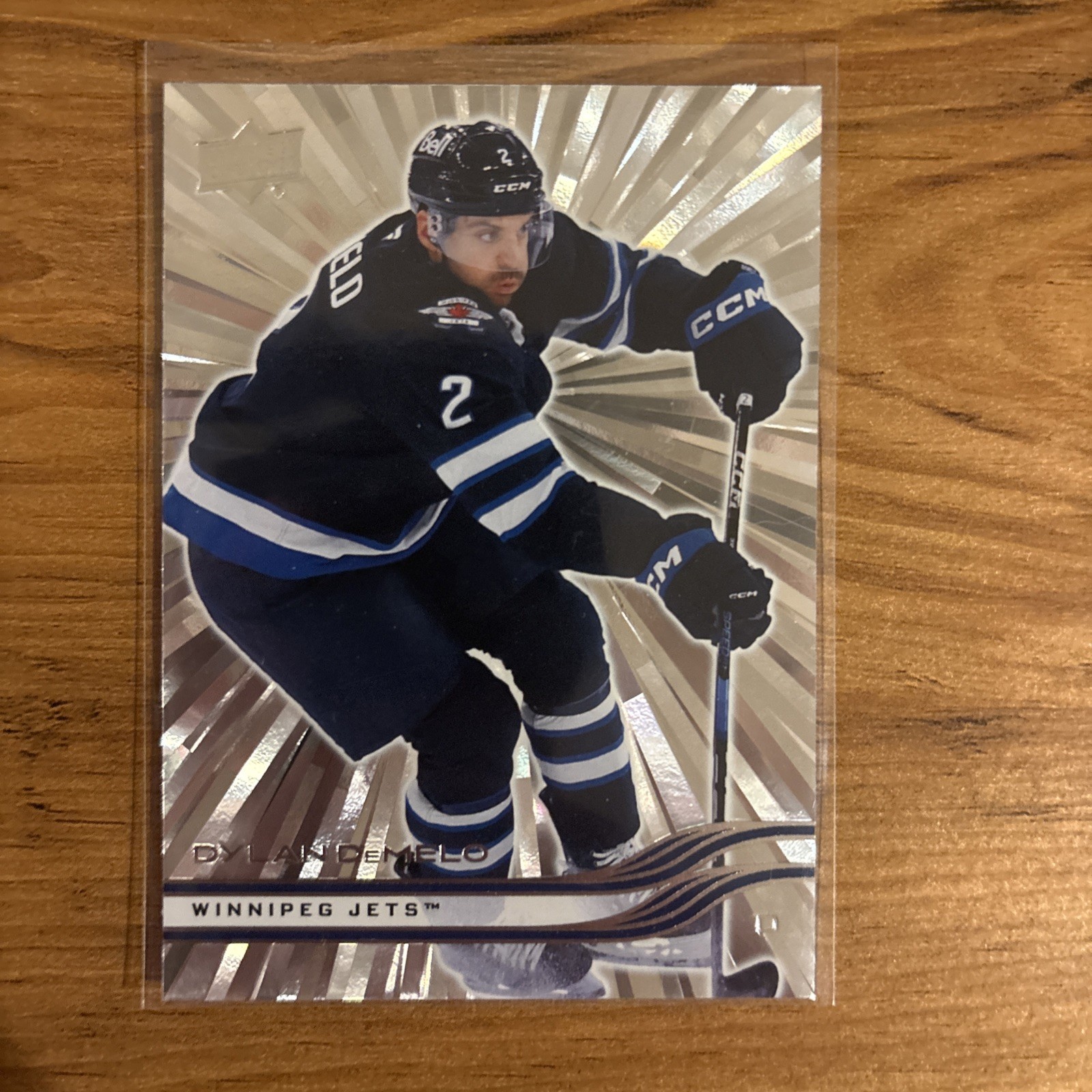 2025-26 Upper Deck Hockey #193 Dylan DeMelo Outburst Winnipeg Jets