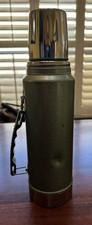 14 INCH STANLEY ALADDIN VINTAGE COFFEE THERMOS 1 QUART 32 OUNCES WITH HANDLE