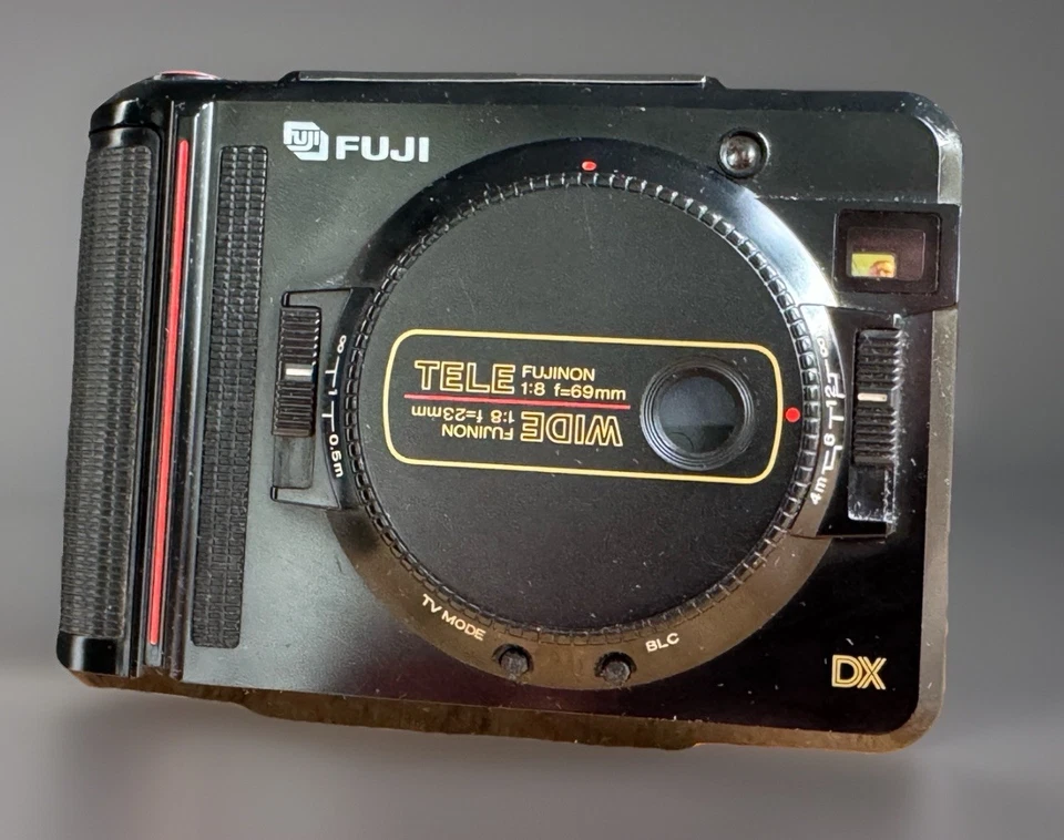 Fuji TW-3 Kleinbild-Halbformat-Kamera 18x24mm. 1.8 F 69mm Made In Japan Vintage - Bild 2 von 4