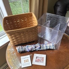 Longaberger Handmade Woven Medium Rectangle B...