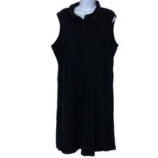 Ronni Nicole Dress Womens Size 1X Black Sheath Knit Sleeveless