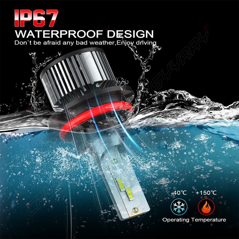 For Jeep Liberty 2002-2007 Combo 9007 LED Headlight + 9145 Fog Light Bulbs 6500K