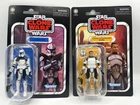 Star Wars Vintage Collection Clone Wars Lot - Captain Rex, Commander Wolffe