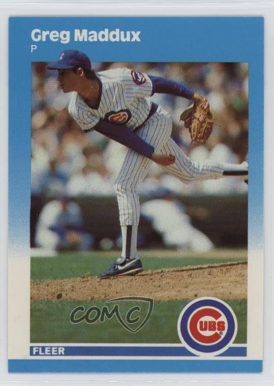 1987 Fleer Update Greg Maddux #U-68 Rookie RC HOF
