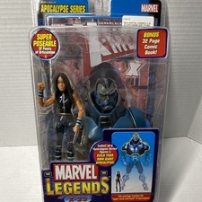 Marvel Legends X-23 Apocalypse Series Super Poseable Action Figure w  Comic Book