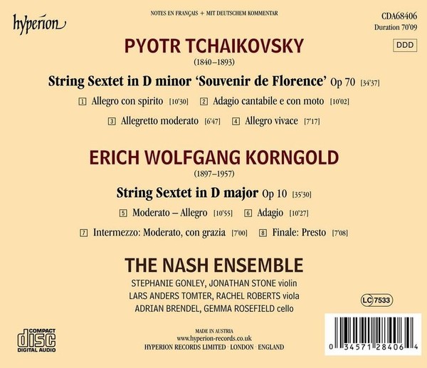 Peter Iljitsch Tschaikowsky (1840-1893): Souvenir De Florence FüR Streichsextet-image