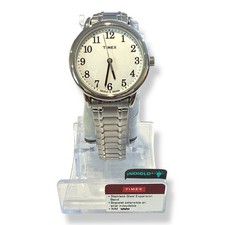 Timex TW2P78500, Easy Reader, Women's, Silvertone Expansion Band, Indiglo
