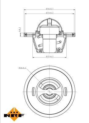 2x ✅Fits NRF 725156 Thermostat, coolant ⭐UK Seller⭐ - Image 41