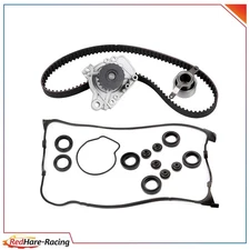 Timing Belt Seal Valve Cover Gasket Set For 96-00 Honda Civic 1.6L SOHC D16Y5