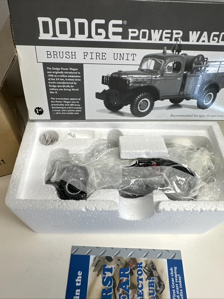 19-0021 FIRST GEAR BRUSH UNIT 1946 DODGE POWER WAGON FIRE TRUCK Brush unit - Image 3 of 4