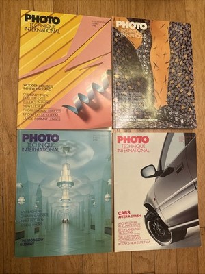 Vintage International Photo Technik Photography Magazines 1993  1-4 Lot Of 4