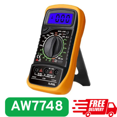 Portable True RMS Multimeter Automatic Shutdown and Overload Protection for Work
