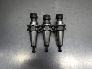 Lot of 3 Assorted Parlec BT30 ER16 Collet Chucks