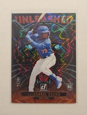 2025 Donruss Unleashed Luisangel Acuna #2 Red Xplosion 77/99 New York Mets