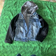 Diesel Boy's Denim Jacket with hood 8/9