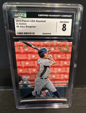 2013 Panini USA Baseball Alex Bregman Collegiate National Team  CGC Graded NM 8
