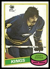 1980-81 O-Pee-Chee Jerry Korab Los Angeles Kings #300