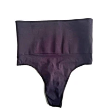 NEW SKIMS Size L/XL Black Thong Core Control Slimming SH-THG-0108