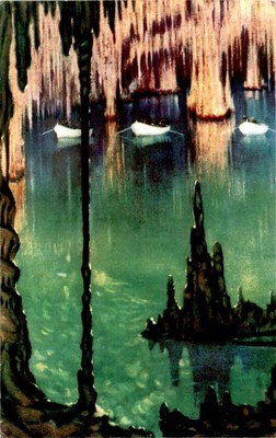Cuevas del Drach, Lago Martel, Clisés Servera, Depósito Postcard