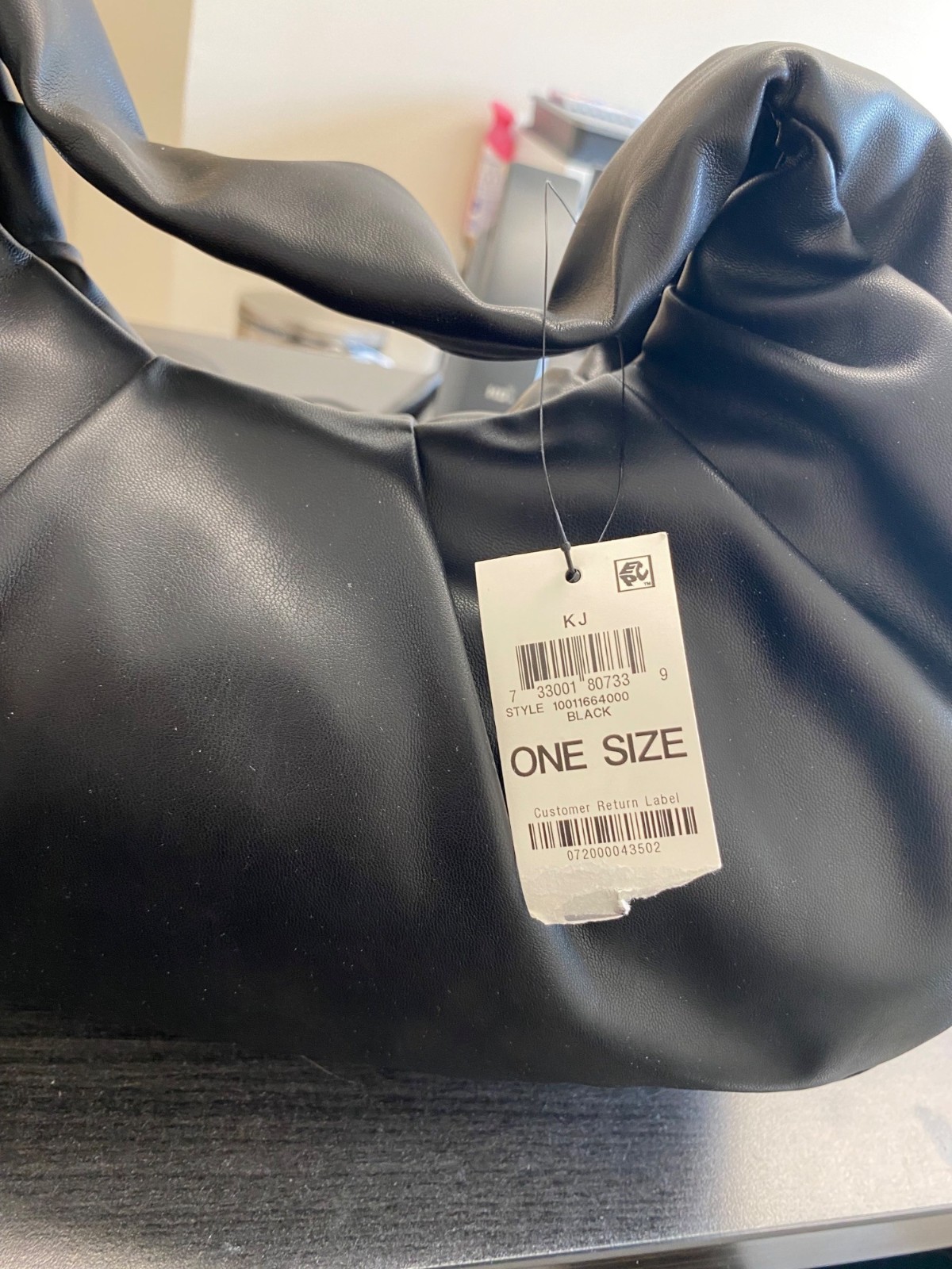 INC International Concept Womens KJ Gravity Hobo Hand Bag Black Size OS NWT image 5