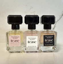 Victoria's Secret Mini Fragrance Trio Gift Set TEASE Parfum Candy & Soirée .25