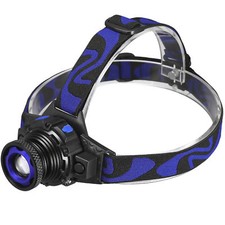 Zoomable Headlamp Led Headlight Lamp Flashlightcharger