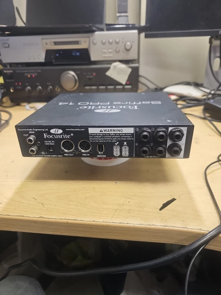 Focusrite Saffire Pro 14 Firewire - NOT FULLY TESTED. - Image 2 of 4