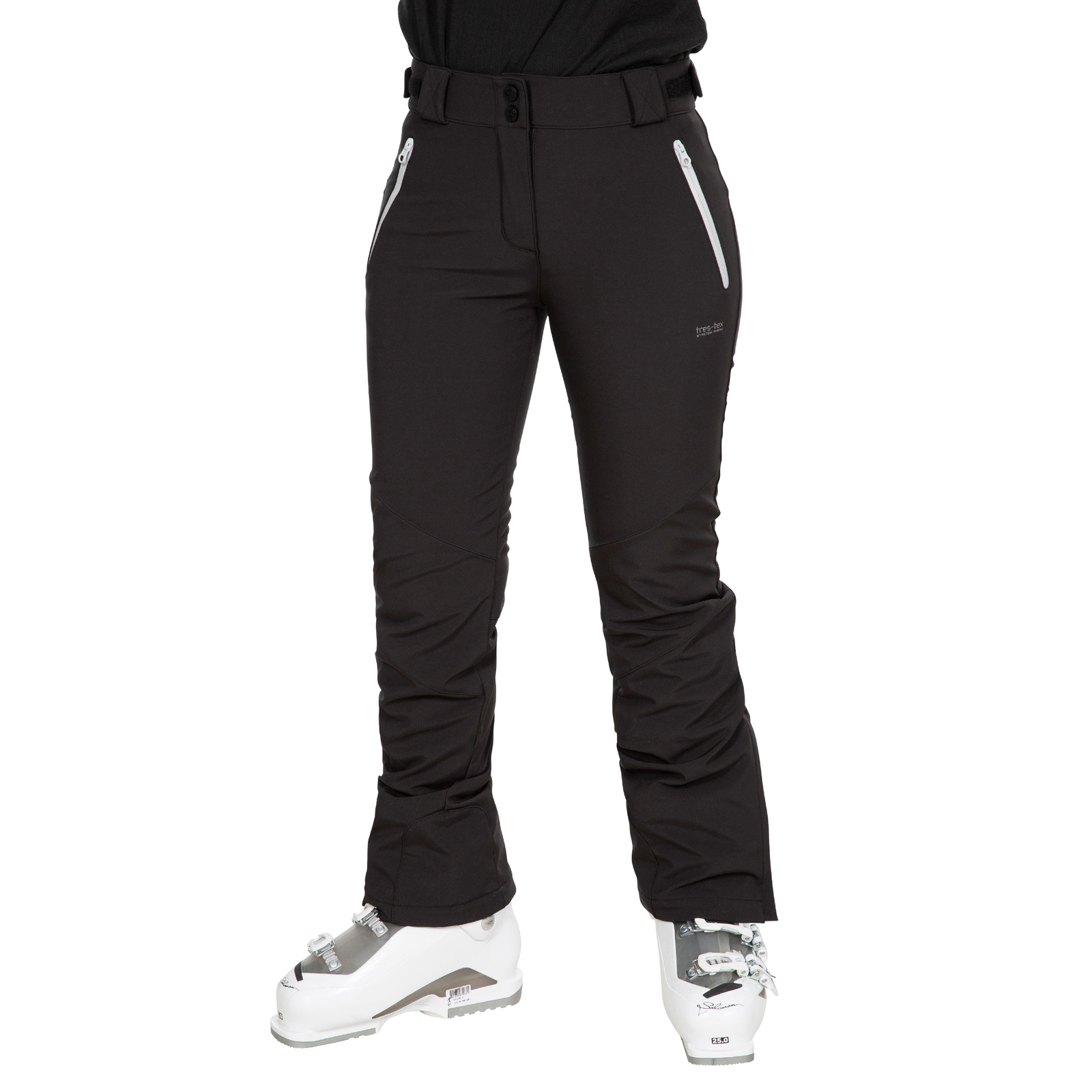 Trespass Womens Ski Trousers Slim Fit Salopettes with Microfleece