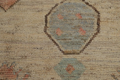 Vegetable Dye Handmade Oushak Turkish Living Room Area Rug Wool Carpet 6x8 ft - Picture 9 of 19