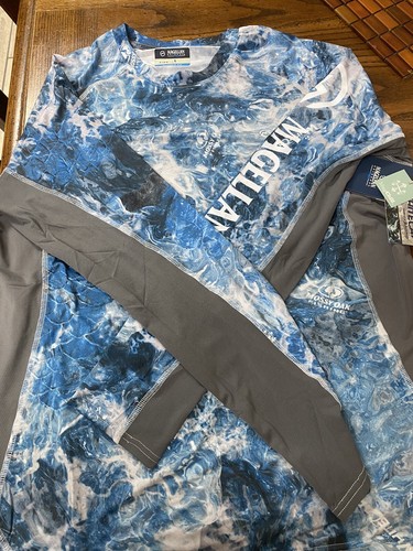 MAGELLAN Pro Outdoors SIZE L Fish T Shirt Classic Fit Blue Men's - Picture 7 of 10