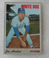 1970 TOPPS BASEBALL CARD #35  JOE HORLEN CHICAGO WHITE SOX VGEX MAR106