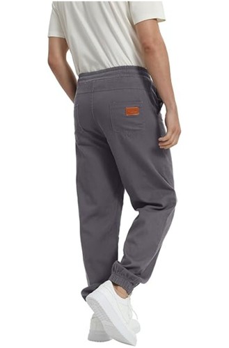 Mens Jogging Casual Cotton Cargo Pants with Pockets Outdoor Hiking Gray SZ M - Picture 5 of 9