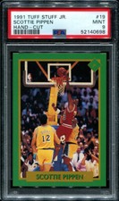 PSA 9 MINT 1991 TUFF STUFF JR. SCOTTIE PIPPEN #19 BULLS 40698 B193