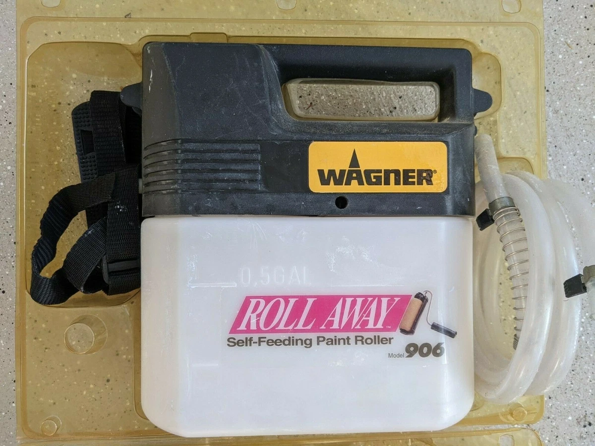 Wagner Roll Away Self Feeding Power Paint Roller Model 906 Tested Used