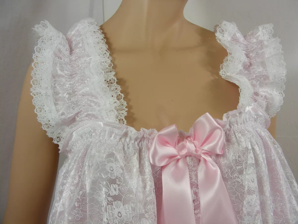 Satin top babydoll dress