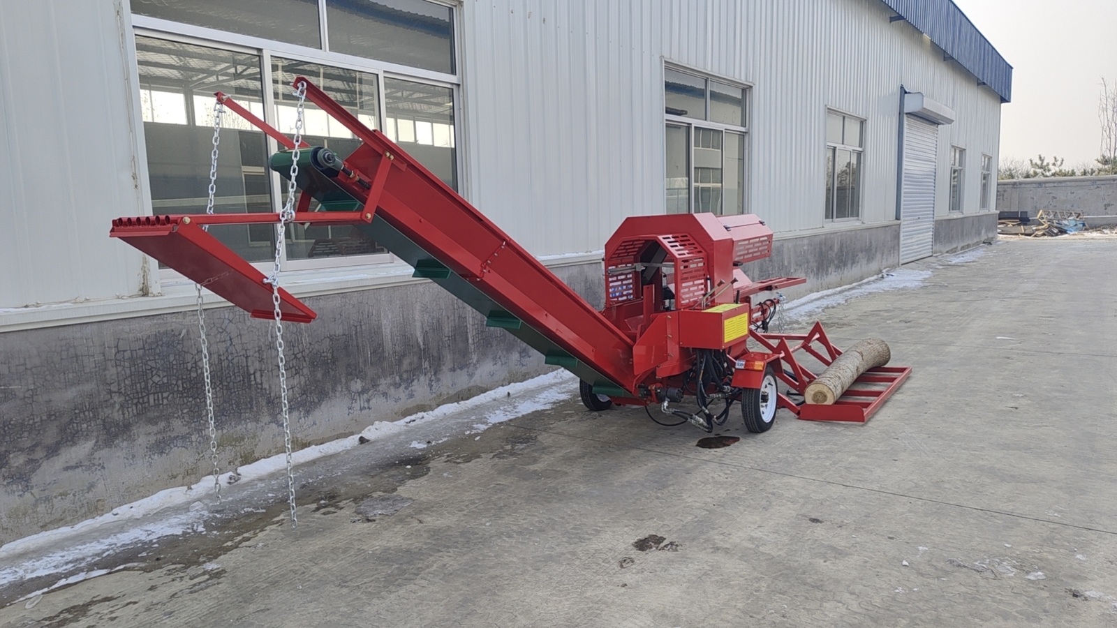 30T Firewood Processor 35hp Log Splitter Skid Steer Attachment 197in ...
