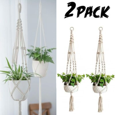 19 Macramé Plant Hanger Patterns & Instructions - Patterns Hub - Foto 5
