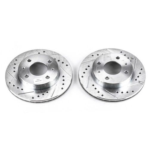 PowerStop Drilled And Slotted Rotor Pair JBR1195XPR - Advance - View #4