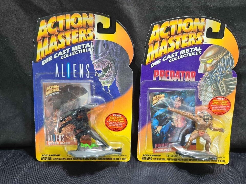Aliens and Predator ~ Die Cast Metal Vintage Collectables