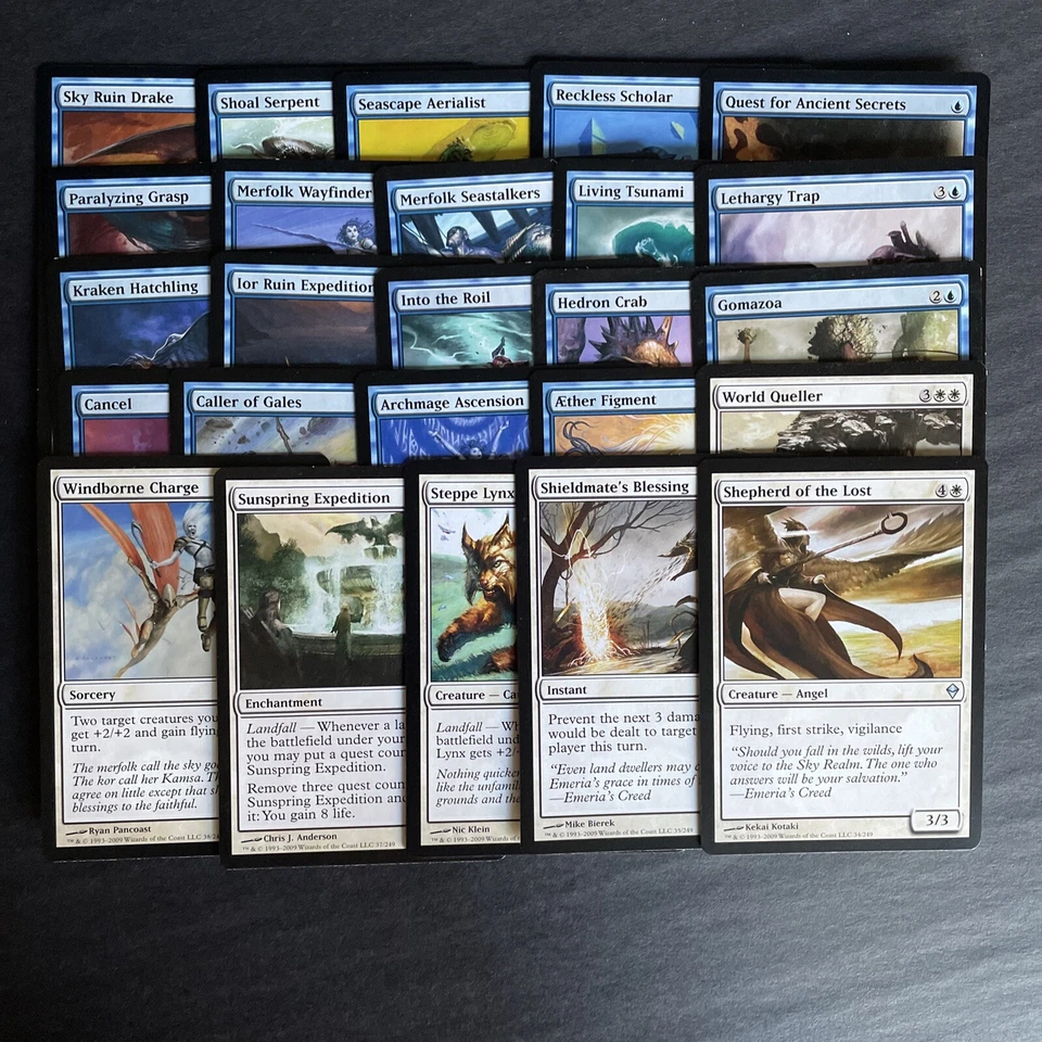 MTG Magic the Gathering Partial Set Zendikar (100 com, 56 unc, 13r+2m) - Image 3 of 4