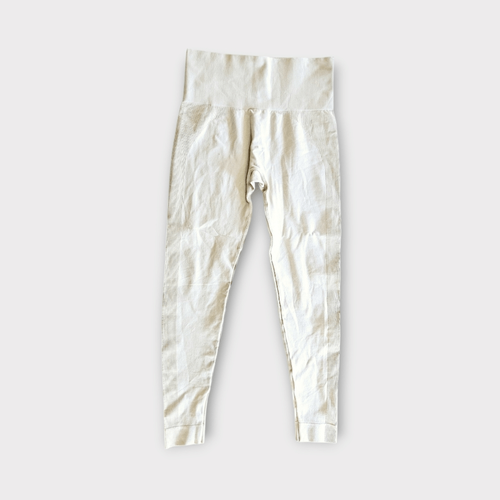 SET ACTIVE Sculptflex Power High Rise Compression Athletic Leggings Oat Milk M - 第 4/9 張圖片