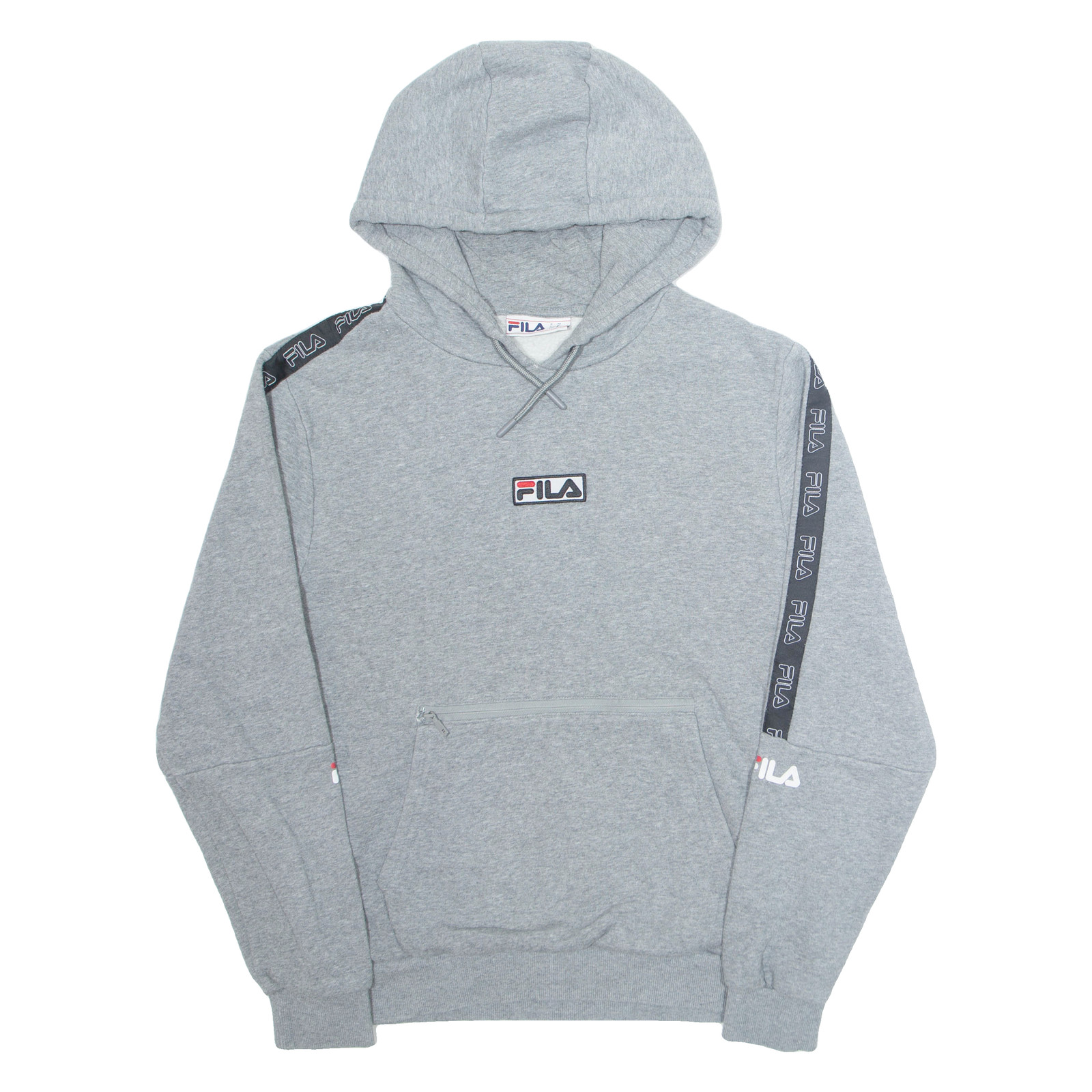 FILA Felpa con Cappuccio Uomo Grigio M
