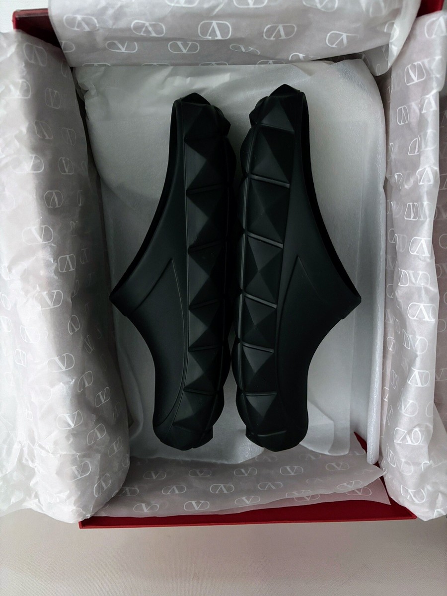 Valentino Garavani Roman stud turtle slippers Black 40 7 Men