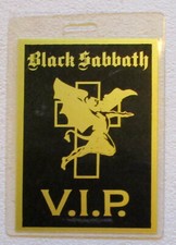 Black Sabbath VIP laminate pass Costa Mesa