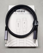Thunderbolt 4 Cable USB-C 2.5 feet length 100 watts 8K 40Gbps