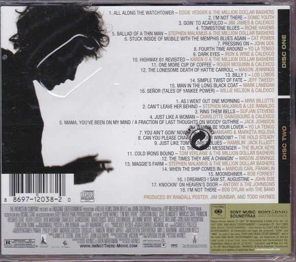 I'M NOT THERE / MUSIC FROM THE ORIGINAL MOTION PICTURE SOUNDTRACK * NEW 2CD'S - Bild 2 von 3
