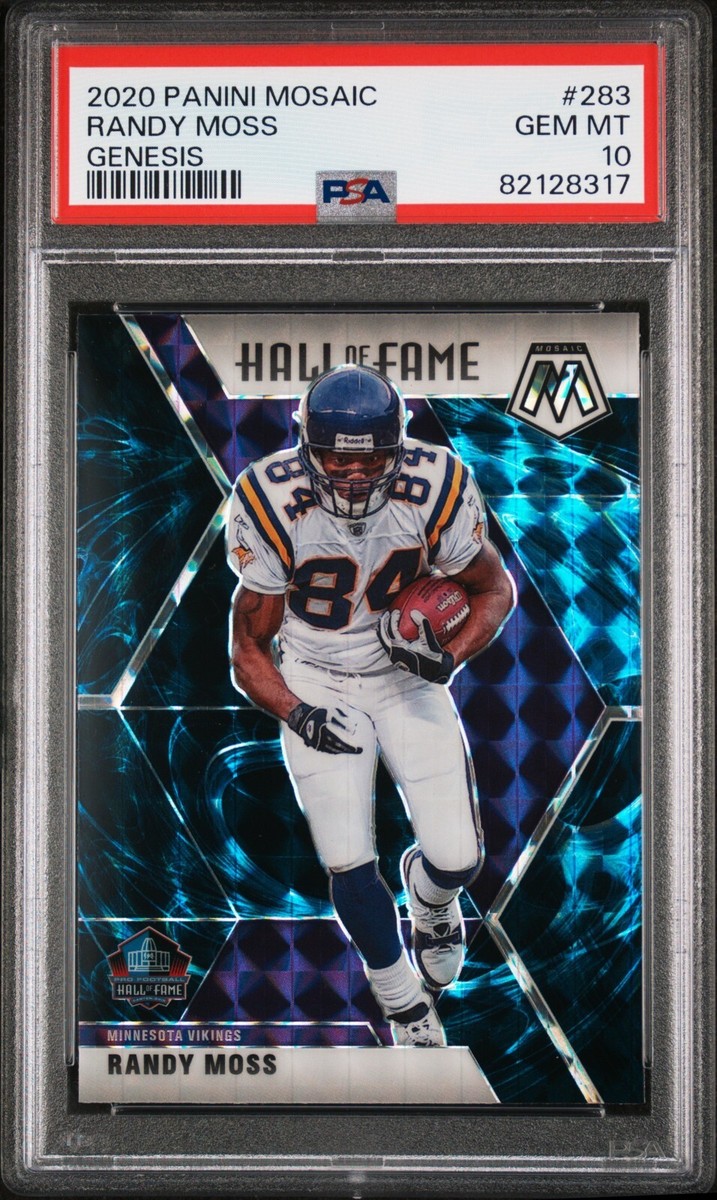 2020 Panini Mosaic Genesis Prizm #283 Randy Moss Vikings Case Hit