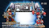 Dp9 Heavy Gear Arena Hired Guns - Grizzly & Hunter Xmg Pack Mint on sale Dp9 Heavy Gear Arena Hired Guns - Grizzly & Hunter Xmg Pack Mint on sale